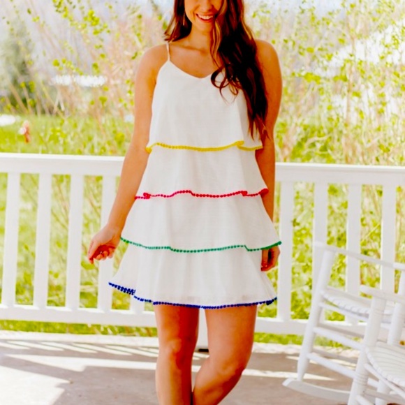 Versona Dresses & Skirts - New Versona Lane Ruffle Tiered Dress